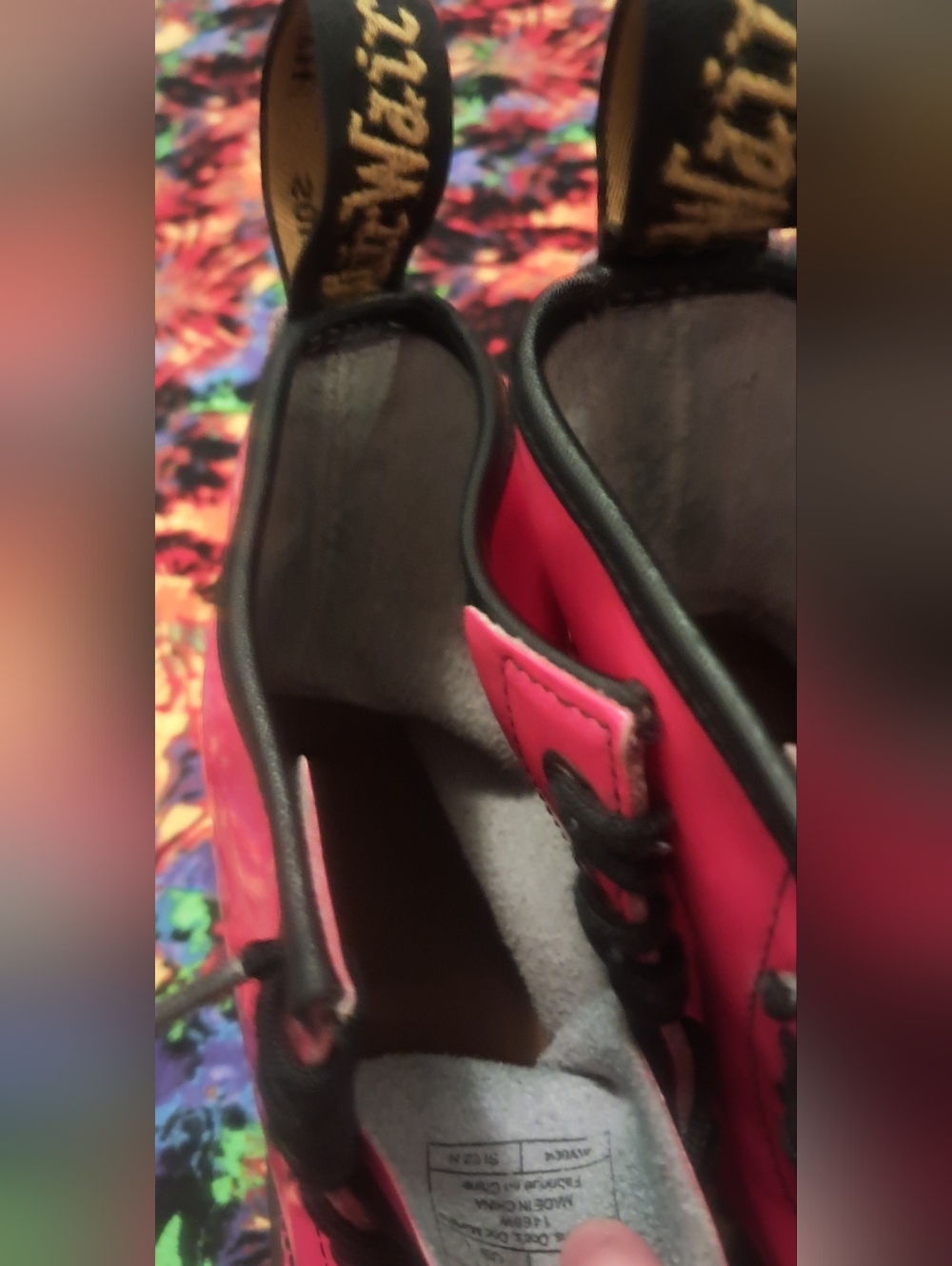 Dr. Martens Vibrant Pink Boots - Picture 11 of 12